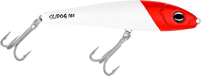 Halco Slidog 105 Casting Bait 4.1In 1Oz White/Red Hd