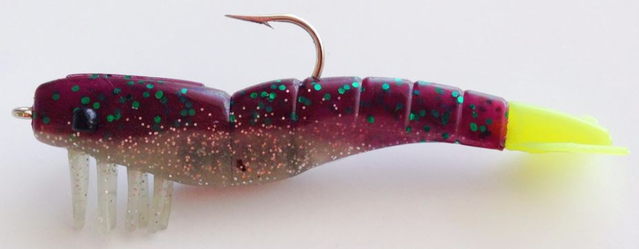 H & H Tko Shrimp 1/4Oz 3Pk Mardi Gras/Cht