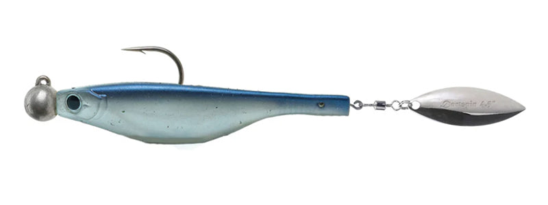 A Band Of Anglers Dartspn Pro 3.5In Rigged-Alewife/Slv