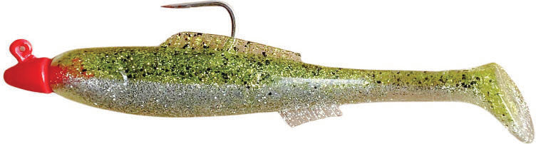H & H King Cocahow Minnow Jig 6In 1Oz Chartreuse Ice