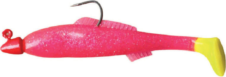 H & H King Cocahow Minnow Jig 6In 1Oz Hot Pink Glt/Cht