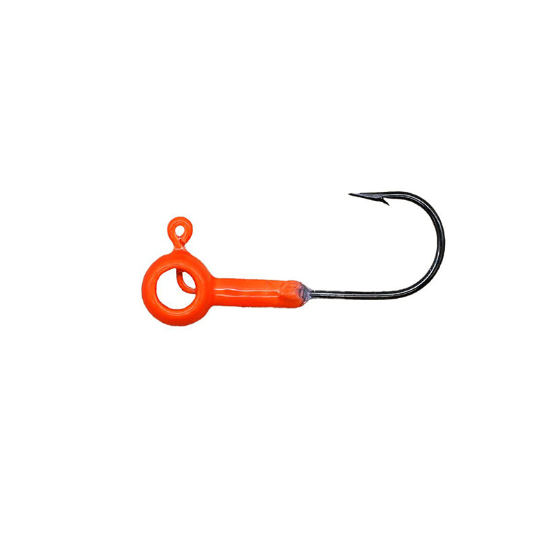 Leland Eyehole Round Jigheads 1/16Oz 5Pk Orange