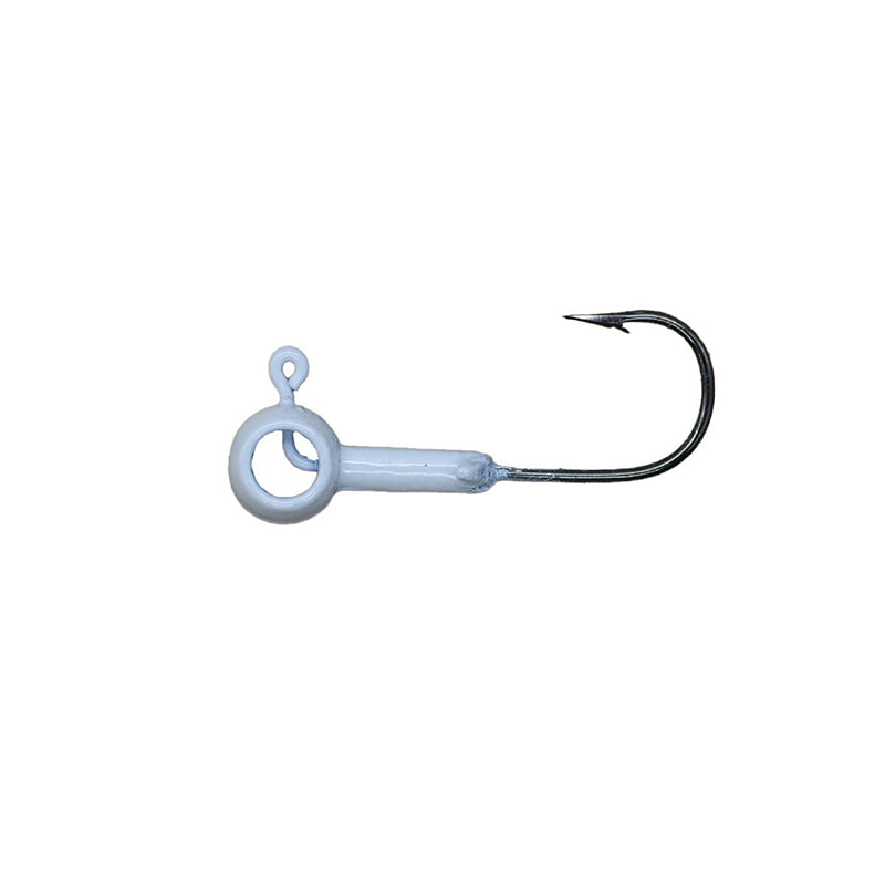Leland Eyehole Round Jigheads 1/16Oz 5Pk White