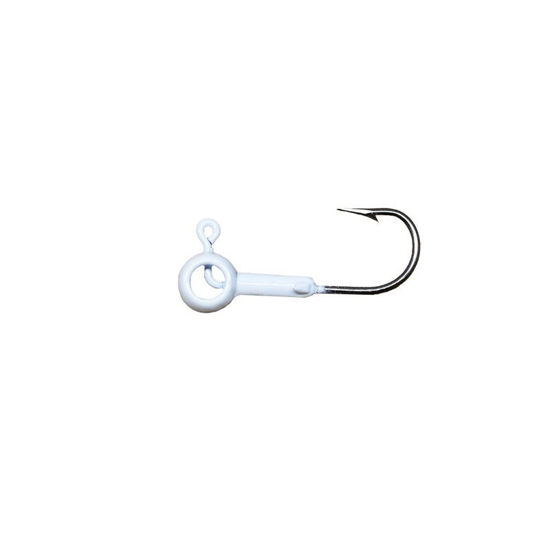 Leland Eyehole Round Jigheads 1/4Oz 5Pk White