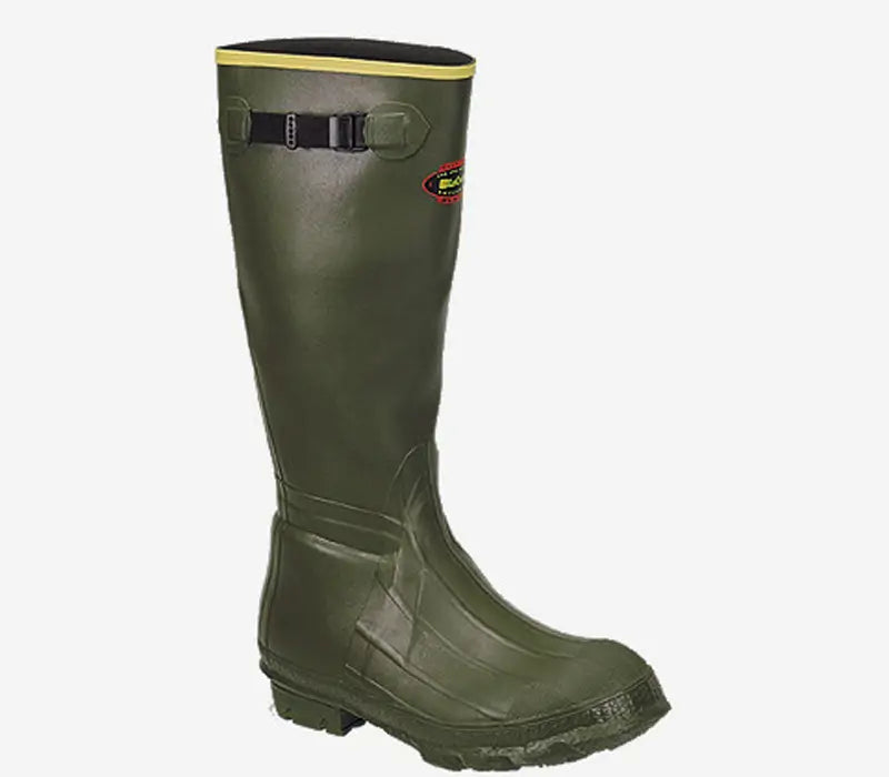 Lacrosse Burly Rubber Boots 18In Od Green Foam