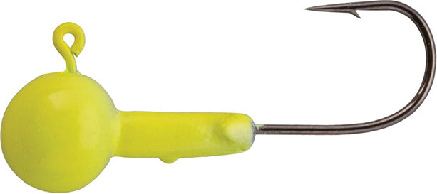 Leland Double Cross Jighead 1/16Oz 5Pk Chartreuse