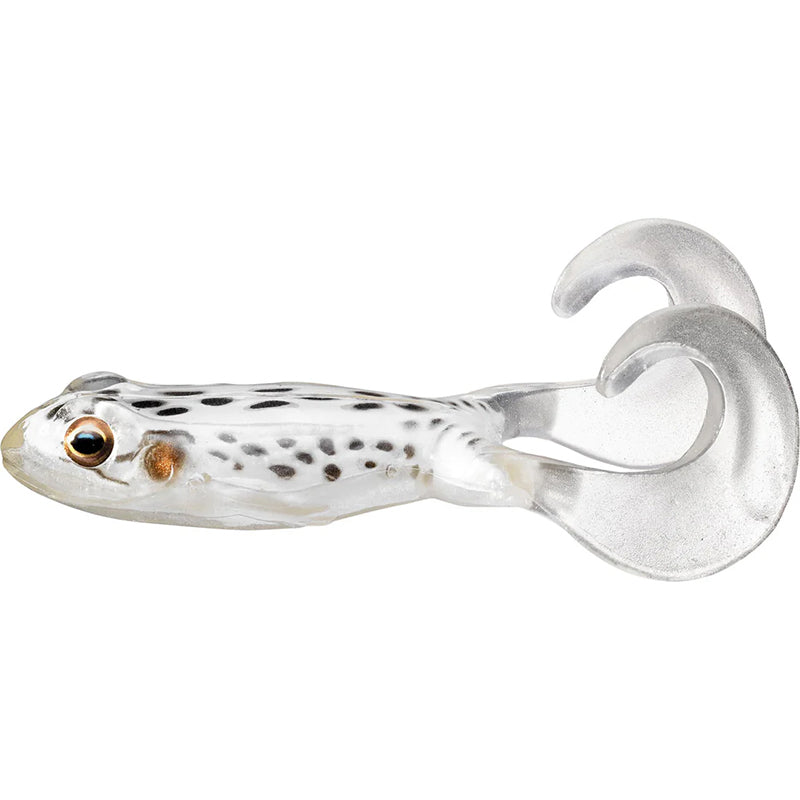 Live Target Freestrle Frog 2.0 Unrig 2.5In 3Pk White/Albino