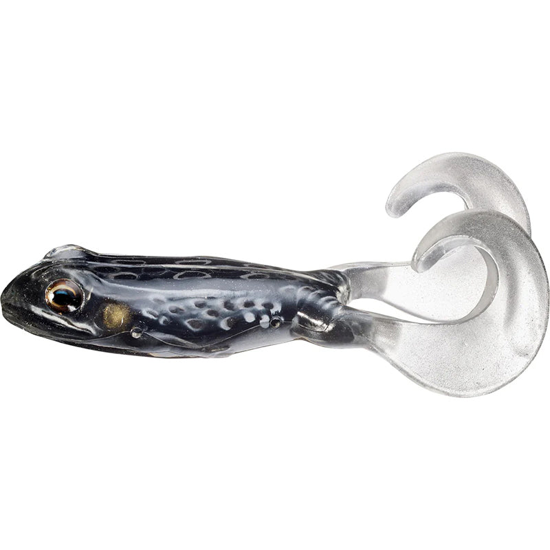Live Target Freestrle Frog 2.0 Unrig 2.5In 3Pk Black/Black