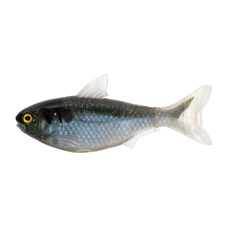 Live Target Shad Swim Bait Unrigged 4.5In 3Pk Grn/Pearl