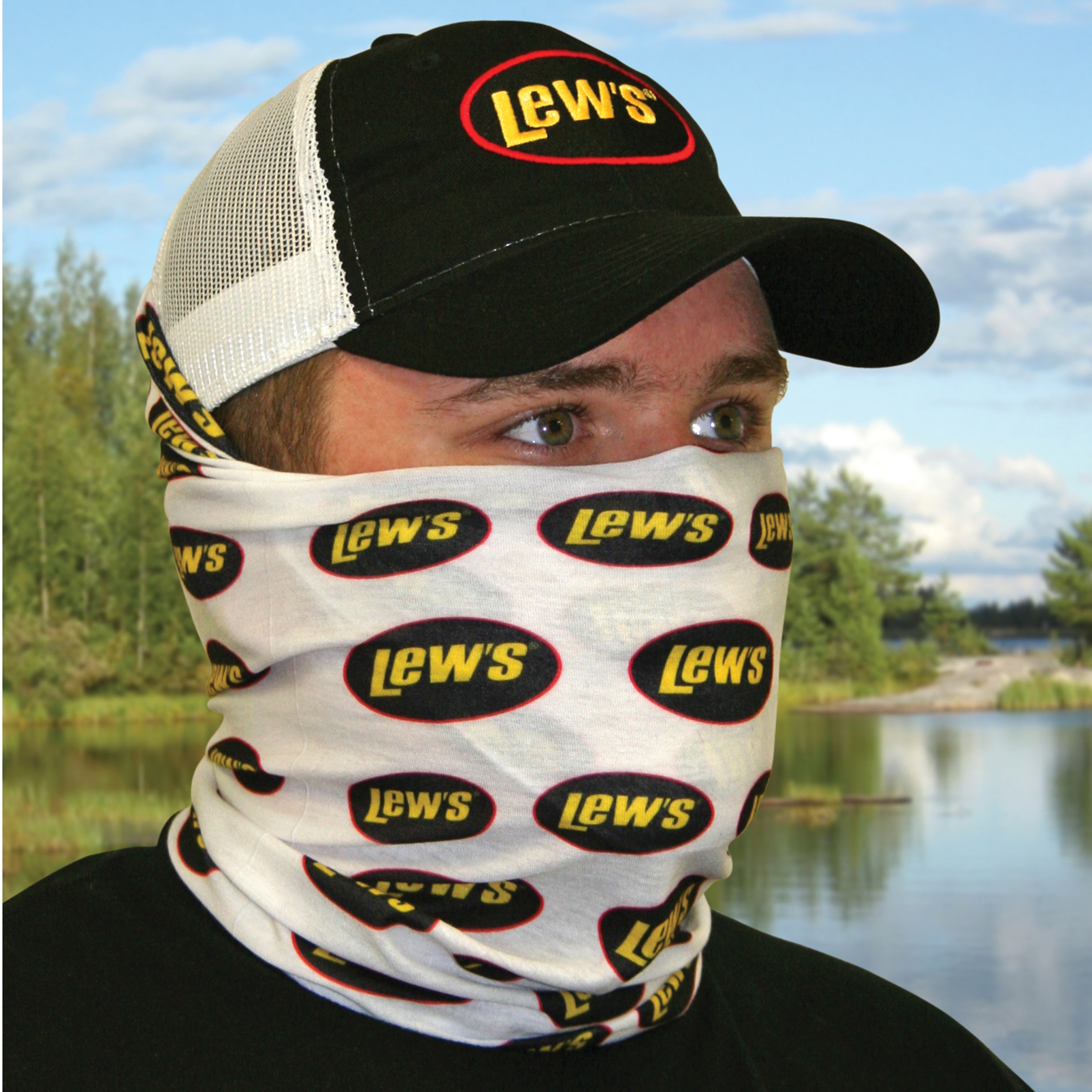 Lews Speed Shield Logo Mask Coolmax Spf50