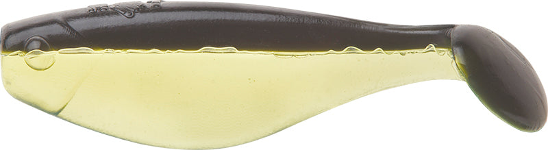 Mister Twister Sassy Shad 1.75In 10Pk Chart/Blk