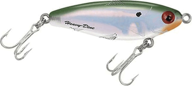 Mirrolure Heavy Dine Xl Sinkin 3.18In 5/8Oz Grn/Wht/Slv