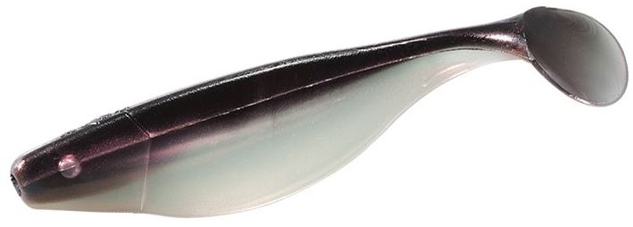Mister Twister Sassy Shad 3In 10Pk Wht Prl/Blk
