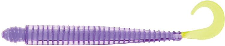 Mister Twister Ringworm 4In 10Pk Grape/Chart Tl