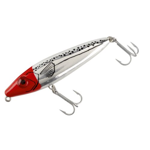 Mirrolure She Dog Surface Walker 4In 3/4Oz Red Hd/Chrome