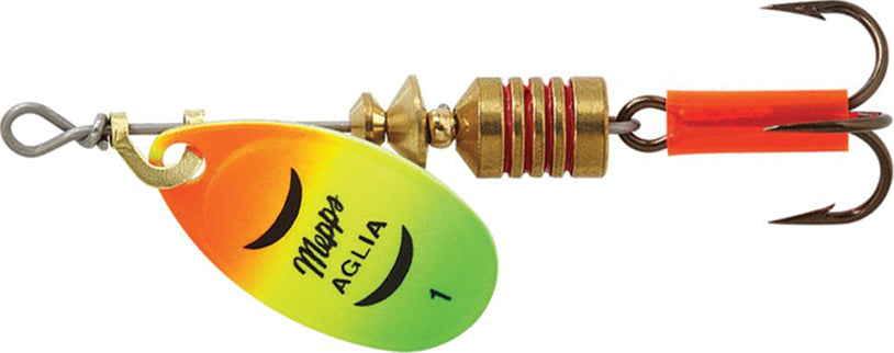 Mepps Aglia Plain Treble 1/8Oz Hot Fire Tiger