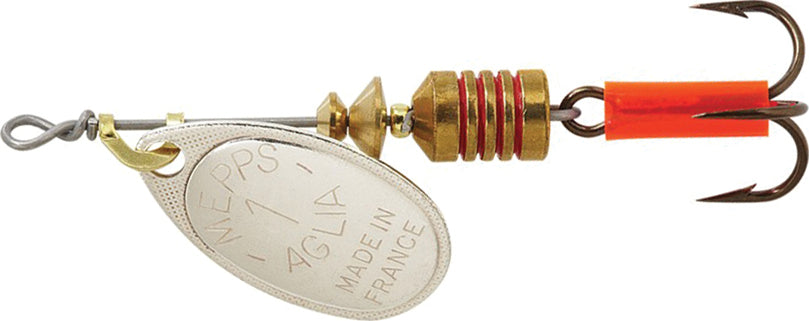 Mepps Aglia Plain Treble 1/8Oz Silver