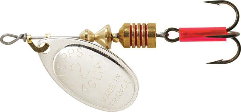 Mepps Aglia Plain Treble 1/6Oz Silver