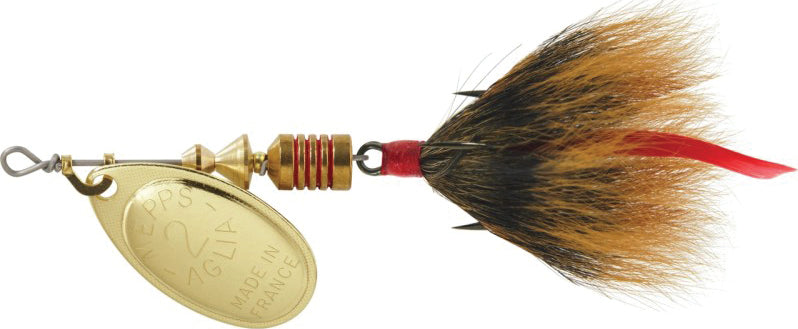 Mepps Aglia Dressed Treble 1/6Oz Gold-Brown