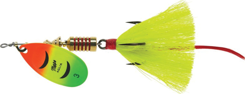 Mepps Aglia Dressed Treble 1/6Oz Fire Tiger-Yellow