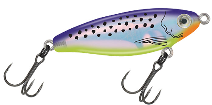 Mirrolure C-Eye Pro Mirrodine 2.5In 3/8Oz Purp/Cht/Slv