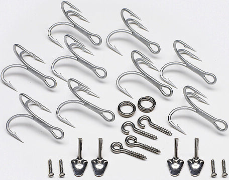 Mirrolure Replacement Hook Kit Ps 23Pc #2 Hk/Sr/Eye/Sc