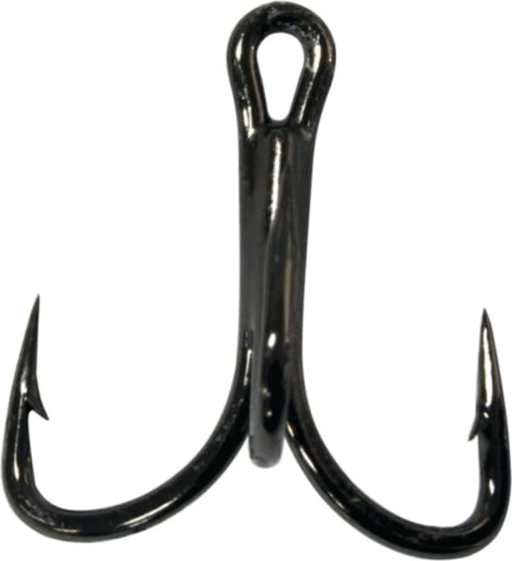 Mustad Jaw Lok Treble Hook T-Steel 3X Sz4 6Pk