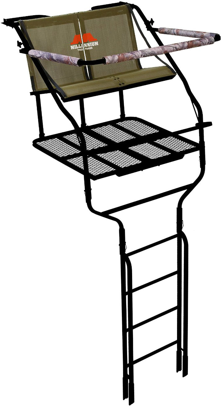 Millennium Ml220 Ladder Tree Stand 18Ft Dlx Double 500Lb