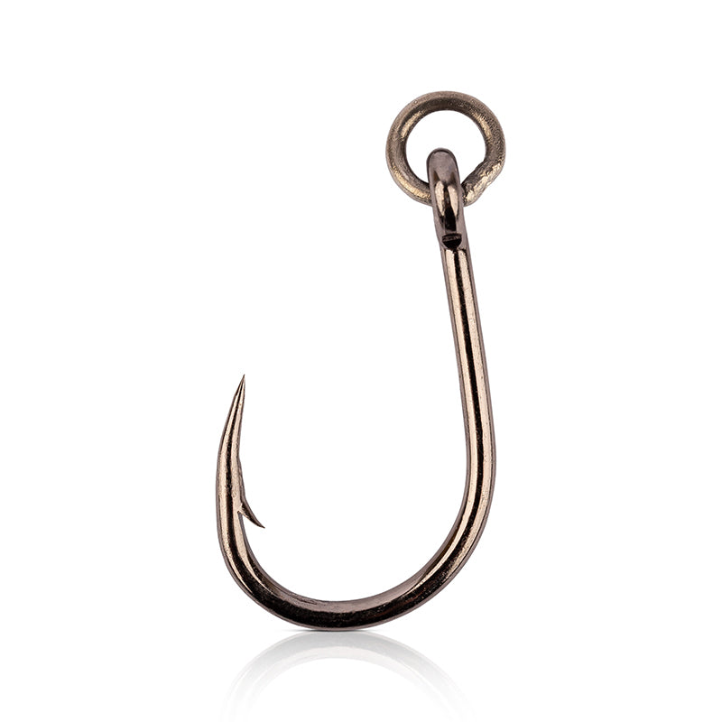 Mustad Oshaughnessy Ringed Hook Blk Ni 3X Sz1 7Pk