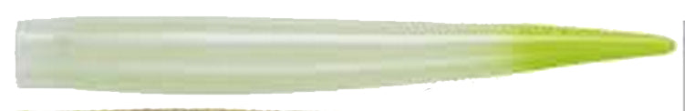 Mirrolure Lil John Soft Bait 3.75In 8Pk Glow/Chart Tl