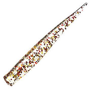 Mirrolure Lil John Soft Bait 3.75In 8Pk Gold/Red Glit