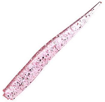 Mirrolure Lil John Soft Bait 3.75In 8Pk Pink Silver