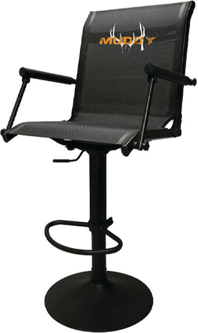 Muddy Outdoor Swivel Extrm Ground Seat Blk Adj 16-23In/360 Swvl