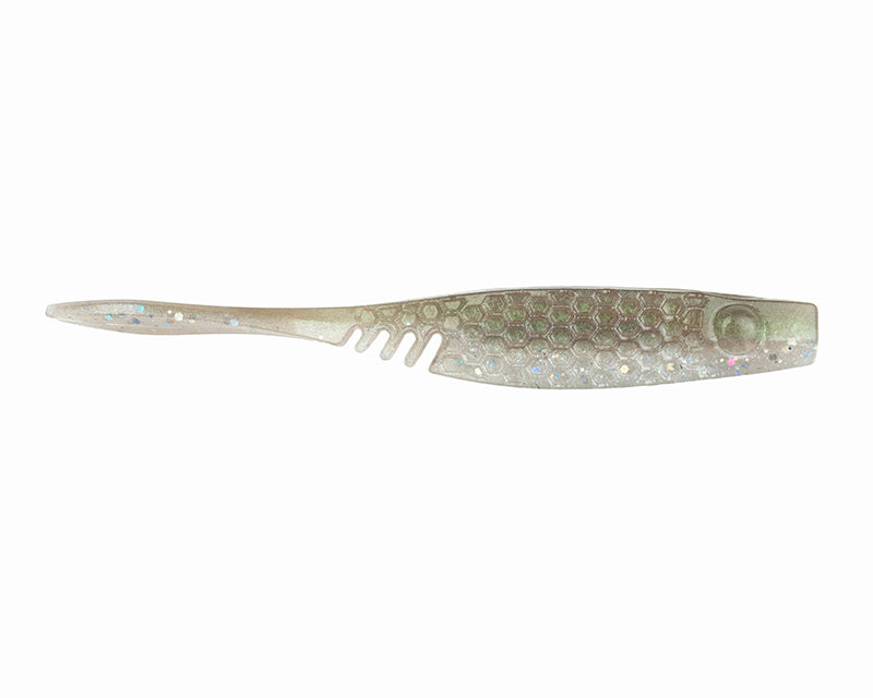 Netbait Hextek Eko Shad 4In 8Pk Green Shad