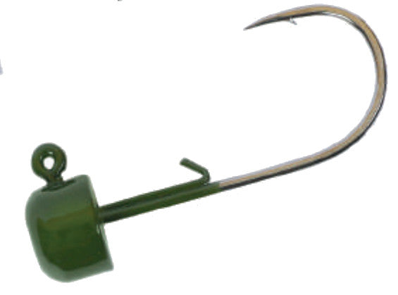 Owner Block Jighead Grn Pump 1/0 1/16Oz 3Pk