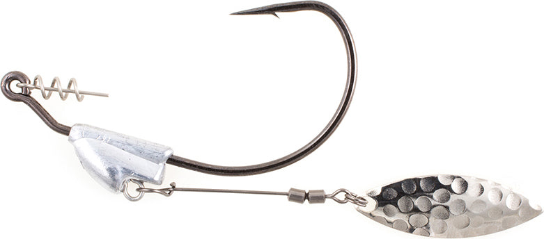 Owner Flashy Swim Twstlck Hook W/Cen Pin 5/0 1/4Oz Silv