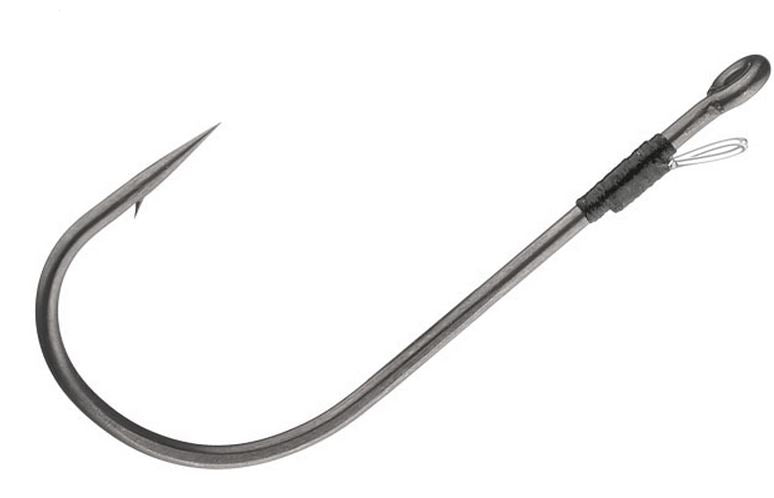 Owner Jungle Flippin Hook Zo-Wire Slk Gray 4/0 4Pk