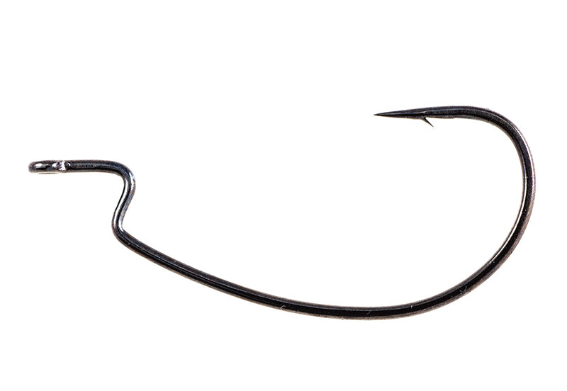 Owner All Purpose Soft Bait Hk Blk Chrome 2/0 5Pk