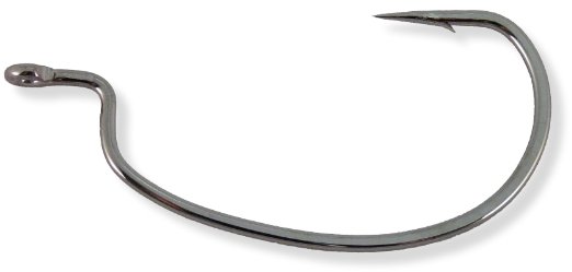 Owner Rig-N Wg Worm Hook Black Chrome 2/0 6Pk