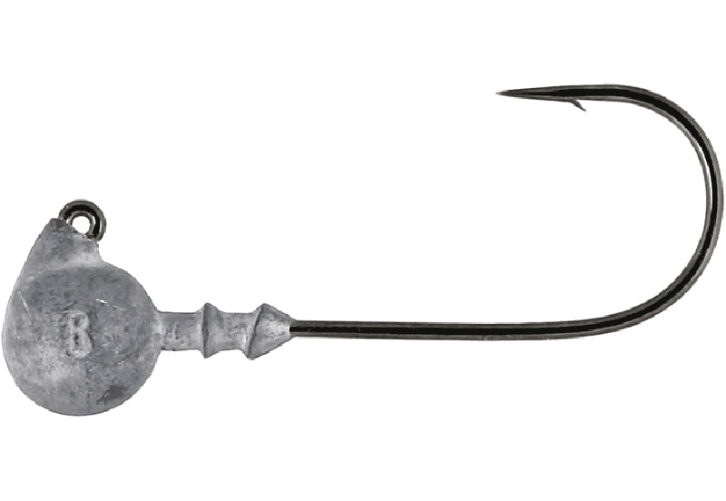 Owner Round Head Xl Jighead Natural 5/0 7/16 4Pk