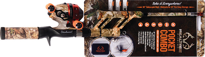 Profishiency Realtree Edge Dock Combo Spincast 30In W/Tackle