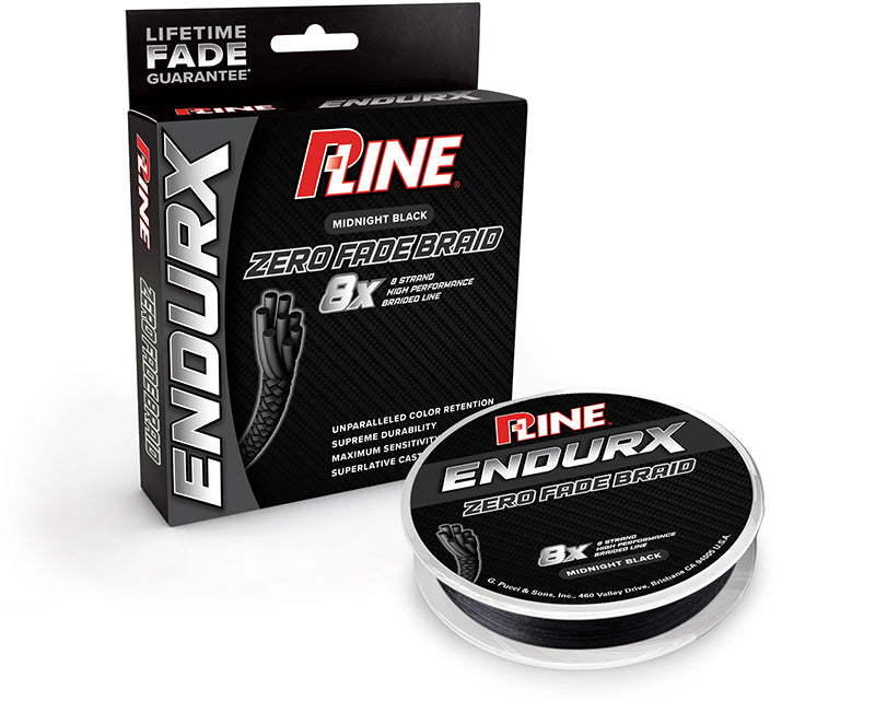 P-Line Endurx No Fade Braid Black 150Yd 30Lb