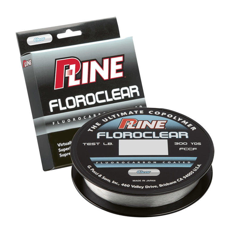 P-Line Fluorocarbon Line Clear 300Yd 12Lb