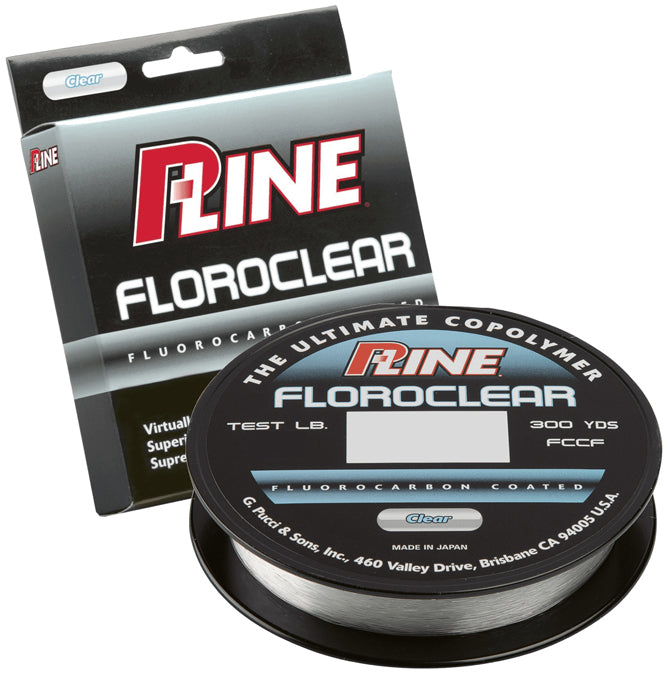 P-Line Fluorocarbon Line Clear 300Yd 4Lb