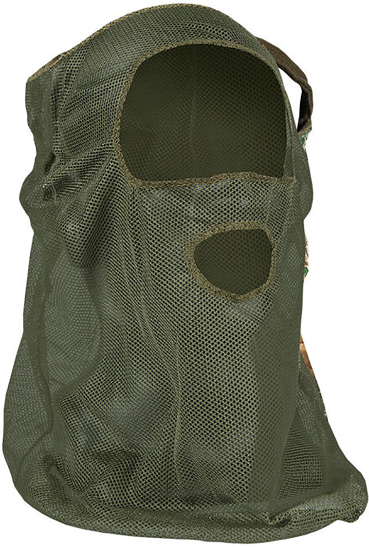 Primos 3/4 Mesh Face Mask Green