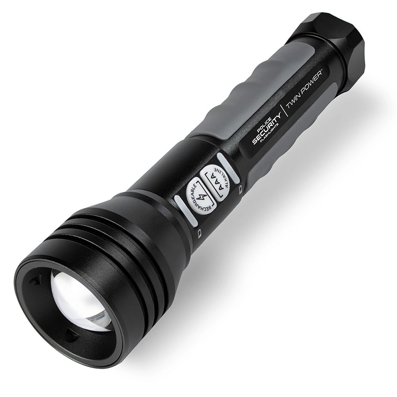 Police Security Police Security Flashlight Twin Power 1000 Lumen