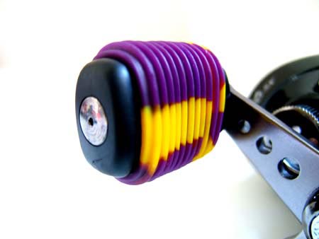 Reel Grip Handle Knob Grips 2Pk Purple/Chart