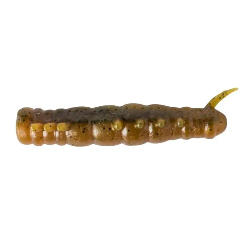 Rebel Lures Cata Crawler 2In 6Pk 3Jh Brown Sphinx