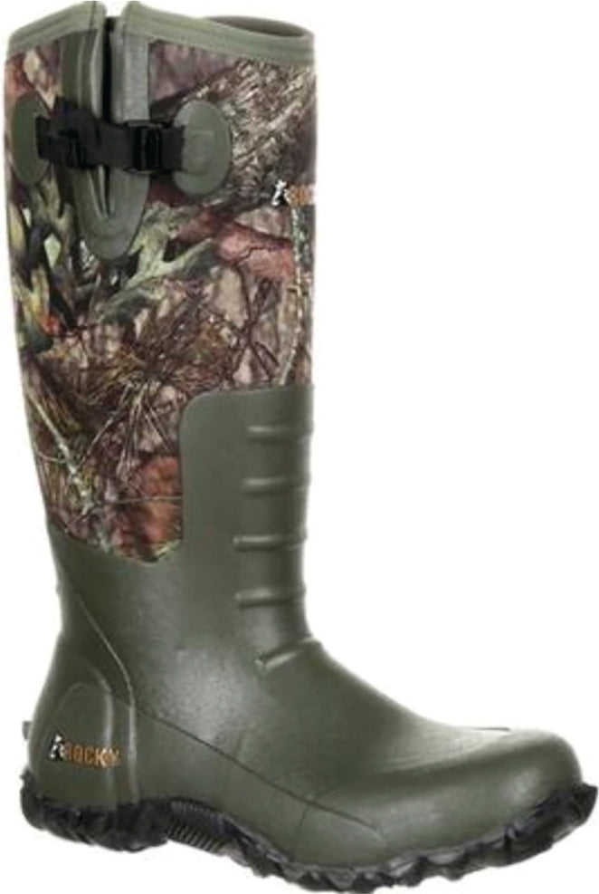 Rocky Brands Core Rubber Boots 16In Mossy Oak Breakup