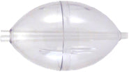 Double X Tackle Tough Bubble Float 2.5In 2Pk Clear